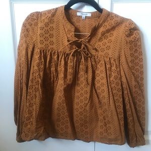 Madewell Eyelit Top